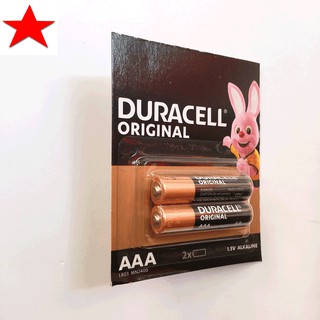 Pin đũa AAA Duracell Alkaline Chính Hãng ( 1 Vỉ 2 Viên)