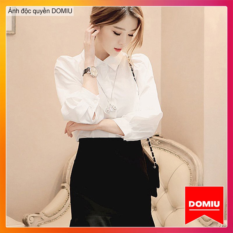 [SALE] Áo Sơ Mi Nữ tay bồng thời trang  Áo Kiểu Nữ đẹp  SMK12