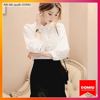 Áo Sơ Mi Nữ tay bồng thời trang DOMIU SM01 #1