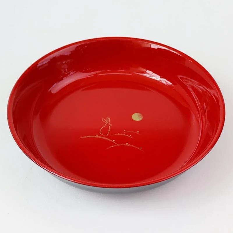 Daiso Chén Kiểu Nhật Rabbit Shigeru Bowl Red