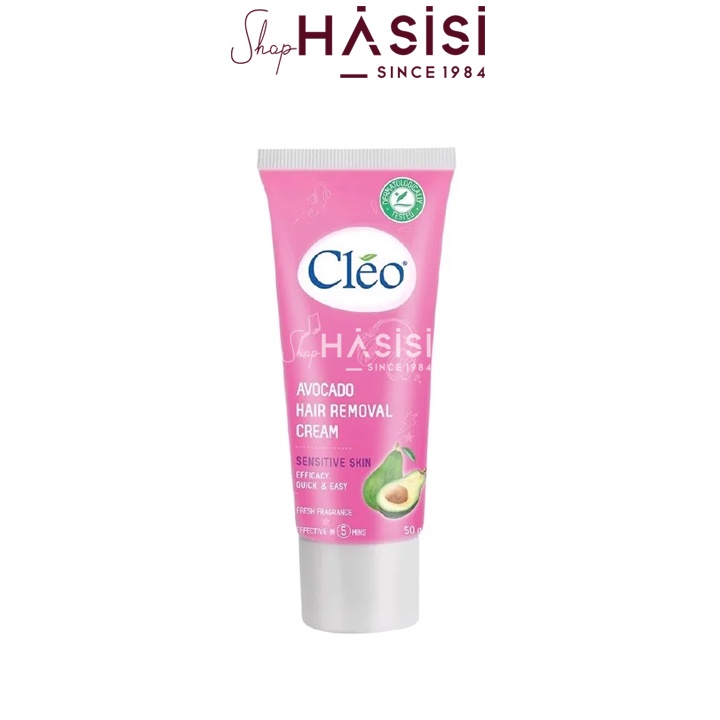 Kem Tẩy Lông Cho Da Nhạy Cảm CLÉO AVOCADO HAIR REMOVAL CREAM SENSITIVE SKIN 50G