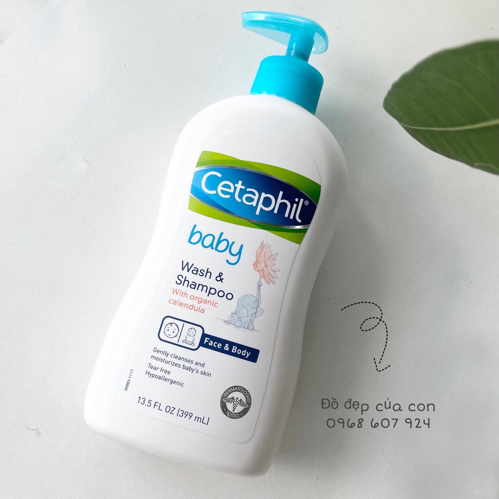 Sữa tắm gội cho bé Cetaphil 339nl