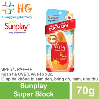 Sunplay Super Block - sữa chống nắng (Tub 30g và Tub 70g)