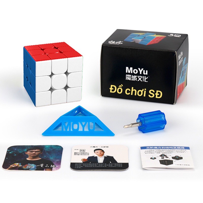 rubik Moyu 3 tầng có nam châm - hộp đen