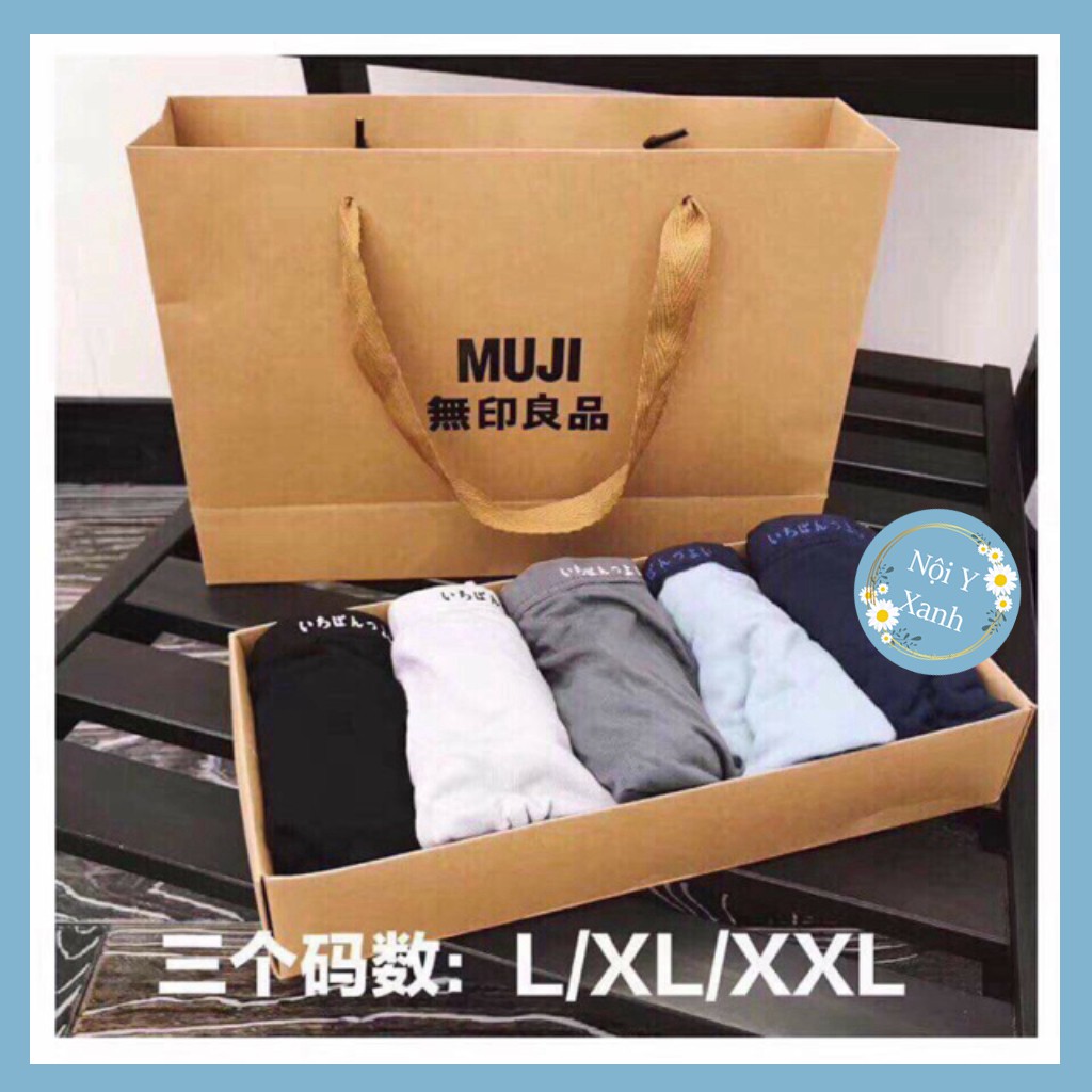 Hộp 4 Quần Sịp Đùi Cotton Cao Cấp Xuất Nhật Hot trend giá tốt