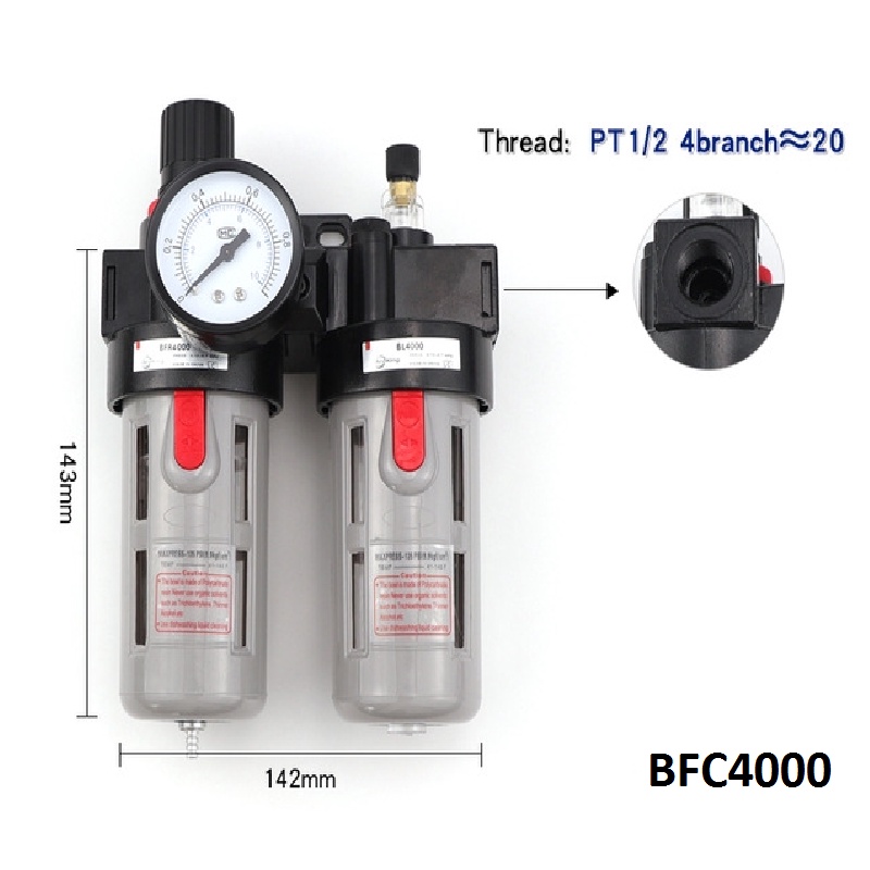 Bộ lọc khí,tách nước BFC4000   BFC3000 BFC2000