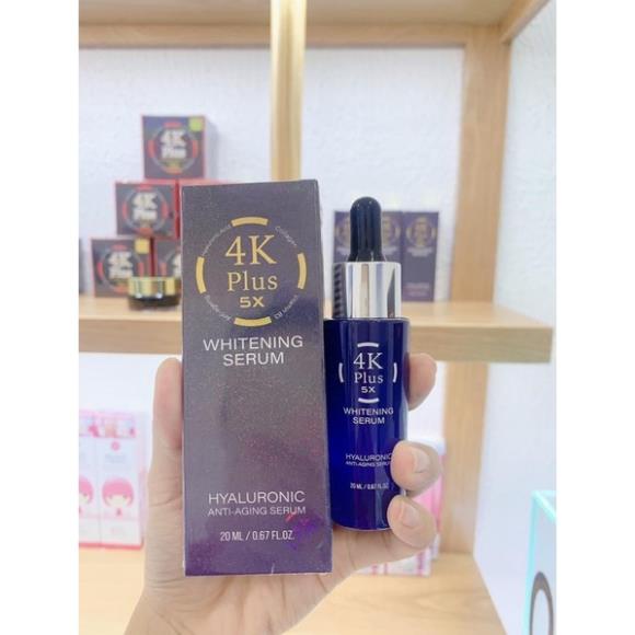 Siêu rẻ 01 Chai Serum 4K Plus5x WHITENING 20ml Chính Hãng Thái Lan 100%