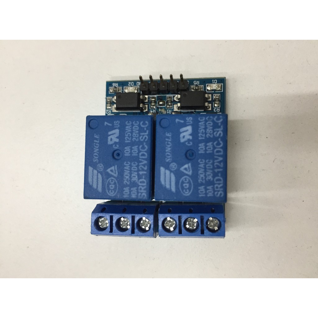 Module Relay 2 Kênh 12V10A Dương Kích được sử dụng để điều khiển thiết bị điện tử công suất cao như đèn, quạt điện và đi
