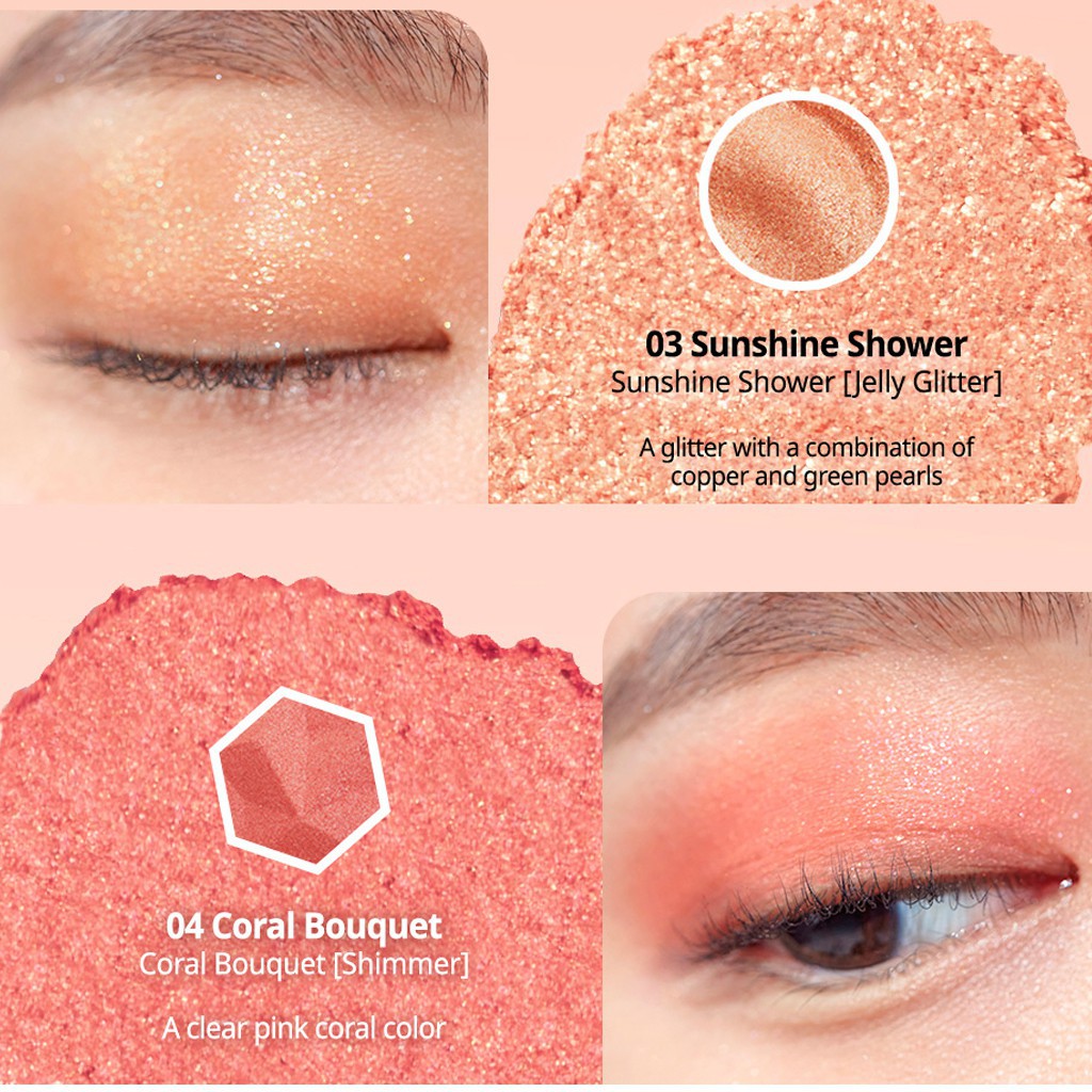 Bảng phấn mắt Clio Prism Air Eye Palete 8 ô, nhũ lấp lánh bám màu tốt - HONGS BEAUTY | BigBuy360 - bigbuy360.vn