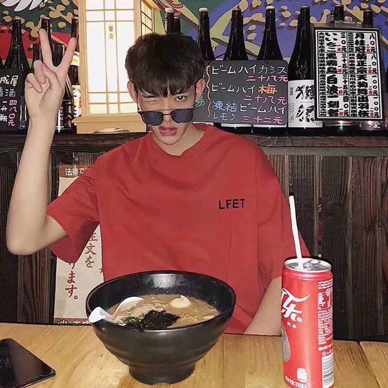 Áo Thun Tay Ngắn Dáng Rộng In Chữ Thiết Kế Thoải Mái Thời Trang Mùa Hè Cho Nam