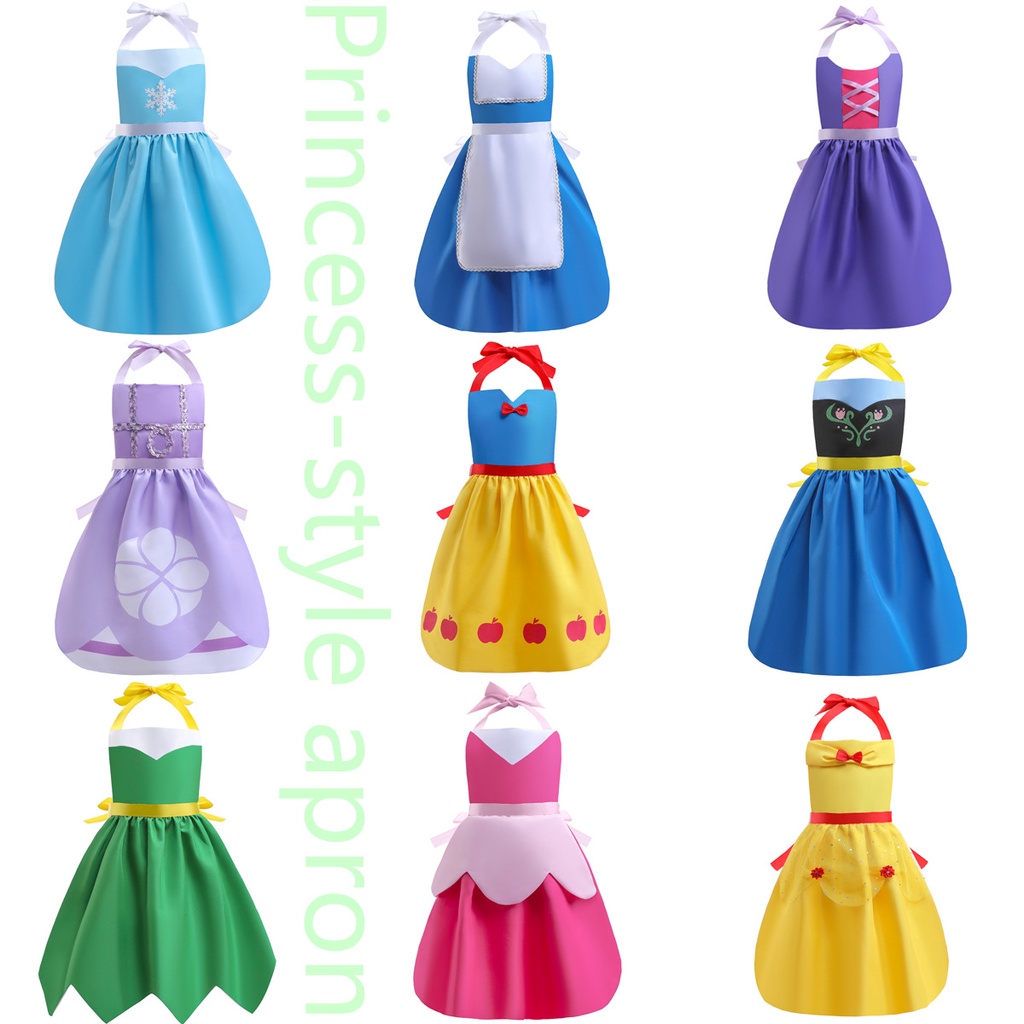 Tạp Dề Công Chúa Disney Xinh Xắn Cho Bé