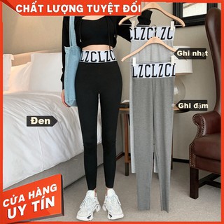 Quần Legging Nữ Cạp Cao Gen Bụng Chất Len Tăm