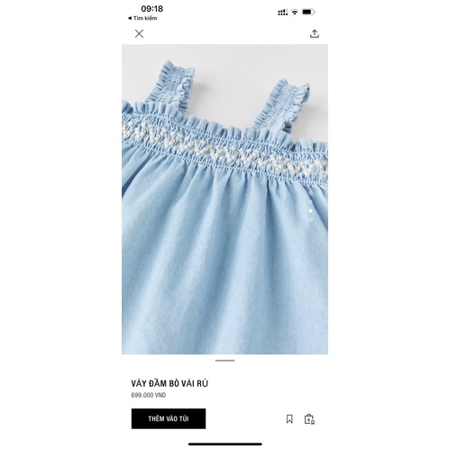 Sét zara dư bé gái size 6-9m