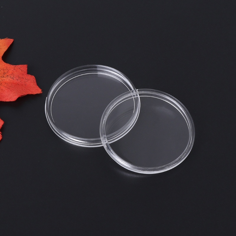 1 Hộp Đựng Tiền Xu Tròn Bằng Acrylic 38.6mm 1 oz