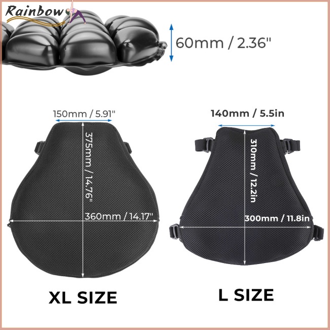 Đệm Ngồi Bơm Hơi Thoải Mái Dành Cho Xe Mô Tô
