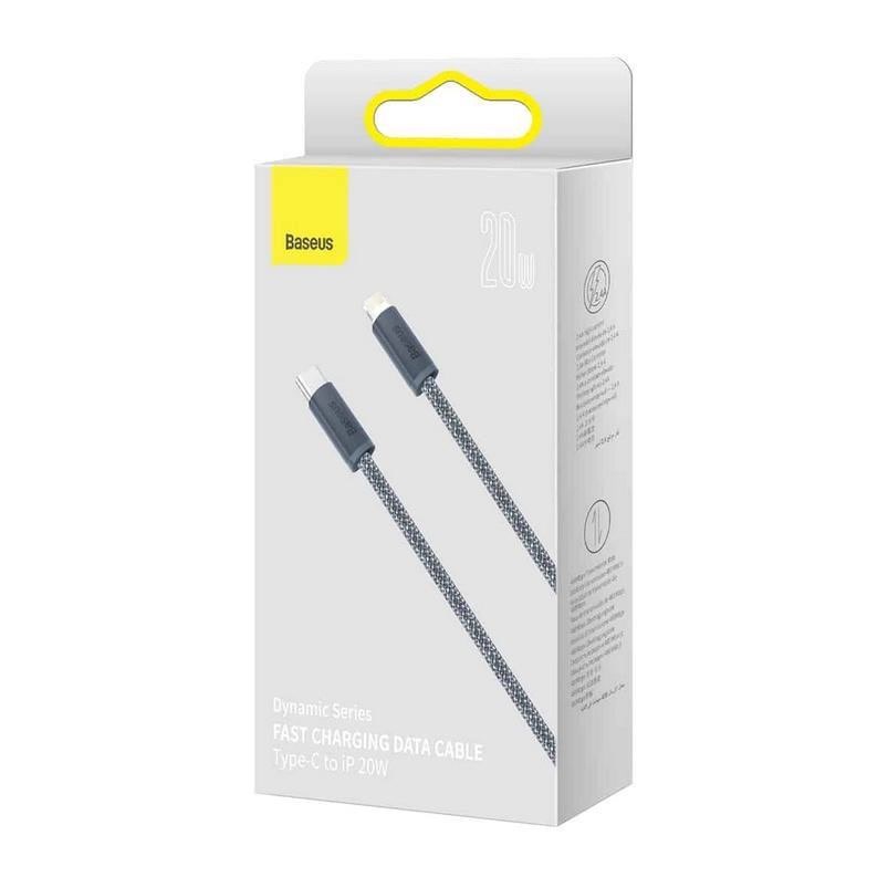 Dây sạc nhanh C to L 20w Baseus bọc dù cao cấp - Cáp DNA2 dài 2m 1m 0.25m dùng cho Điện thoại ..