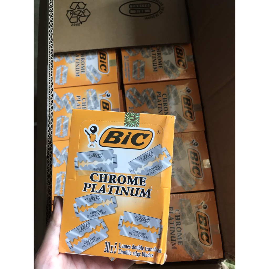 HỘP 100 LƯỠI LAM BIC TỐT