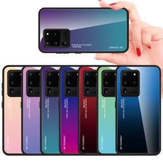 Dành cho Samsung Galaxy S20 Ultra Ốp lưng kính màu