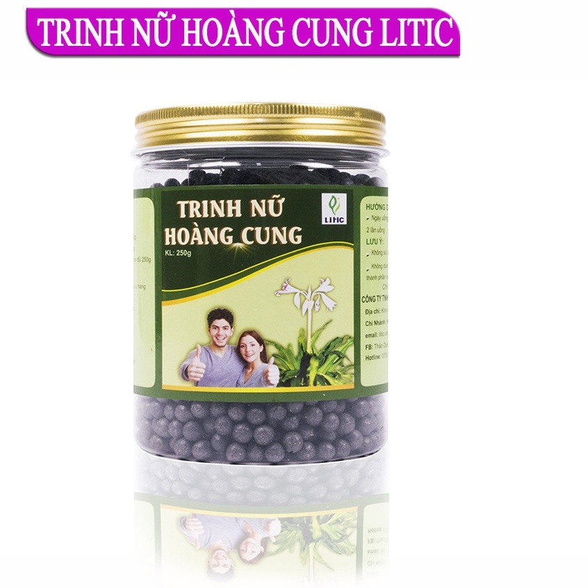 Trinh Nữ Hoàng Cung, Viên Trinh Nữ Hoàng Cung Litic giúp hoạt huyết, cải thiện tình trạng U xơ tử cung 250g