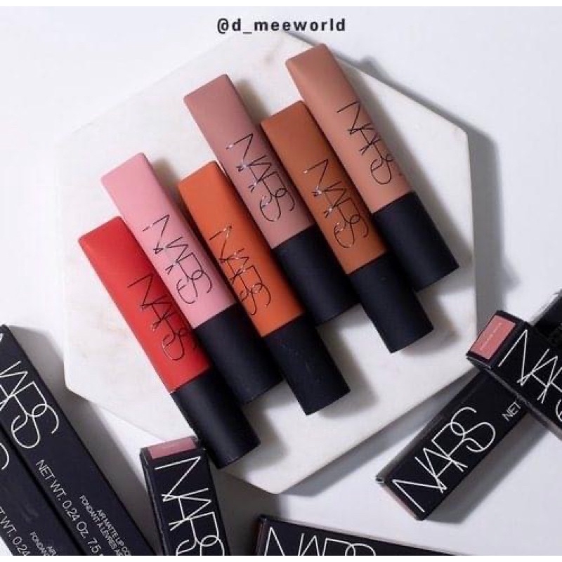 [MADE IN CANADA] Nars Son Kem Nars Air Matte Lip Color Power Trip, Morocco, Lose Control, Dragon Girl, Thrust - 7.5ml