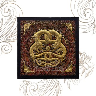 Tranh trang trí, tranh treo tường, vẽ tay thủ công 3D, chất liệu vải 60x60cm