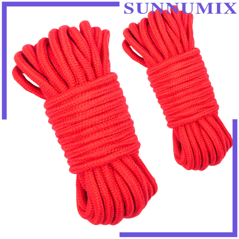 Cuộn Dây Thừng Cotton Mềm 32 / 65 Feet Dài 1 / 4 Inch Đường Kính 10m Đa Năng