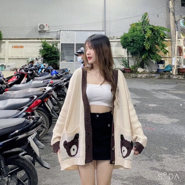 Áo khoác cardigan , áo khoác len nữ , áo khoác len cardigan nữ chất len siêu dày hàng loại 1 PLA81