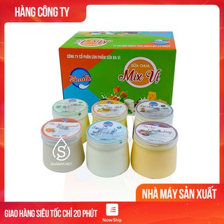 Sữa Chua Mix Vị Ba Vì - Thùng 12 Hũ - Zmilk