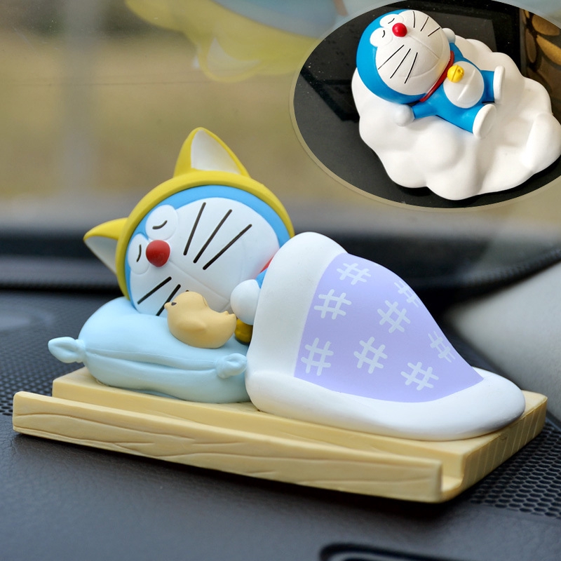 Giá Đỡ Điện Thoại Hình Doraemon Xinh Xắn Trang Trí Nội Thất Xe Hơi