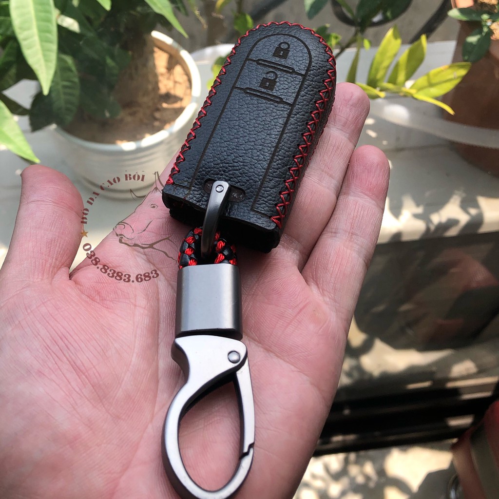 [Da Bò] Bao Da chìa khóa Smartkeys xe TOYOTA RUSH, Nhiều màu sắc, Có móc loại tốt..