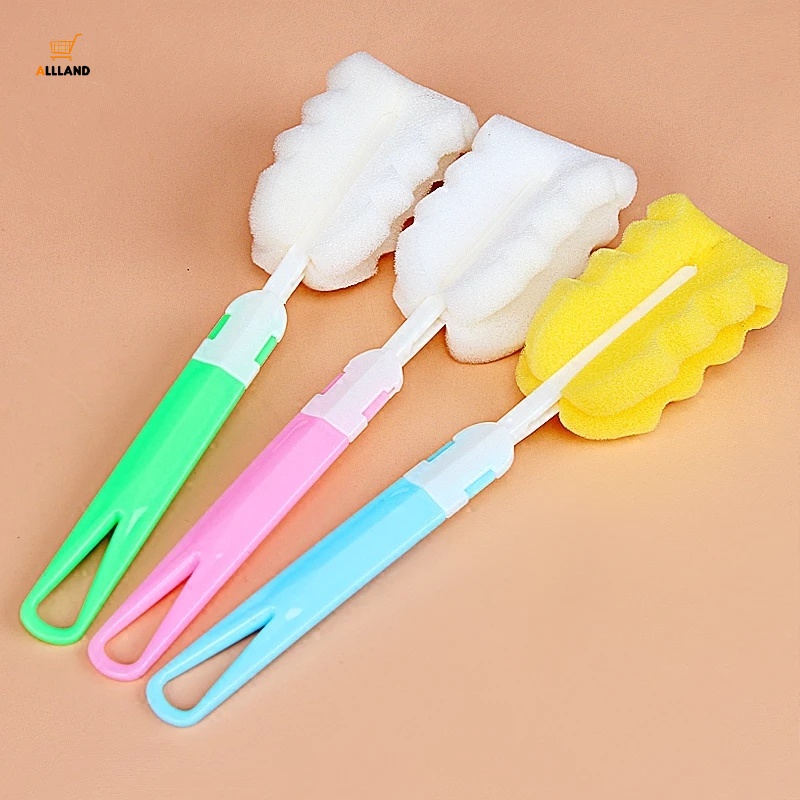 Bàn Chải Bọt Biển Mềm Cán Dài Có Thể Tháo Rời Đa Năng Tiện Dụng