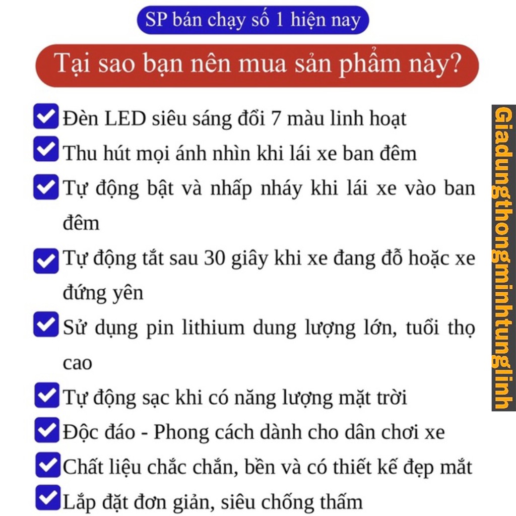 XẢ KHO Đèn LED 7 Màu JV-A10 Pro Gắn Van Bánh Xe Ô Tô Thu Hút Mọi Ánh Nhìn Khi Lái Xe Vào Ban Đêm - năng lượng mặt trời