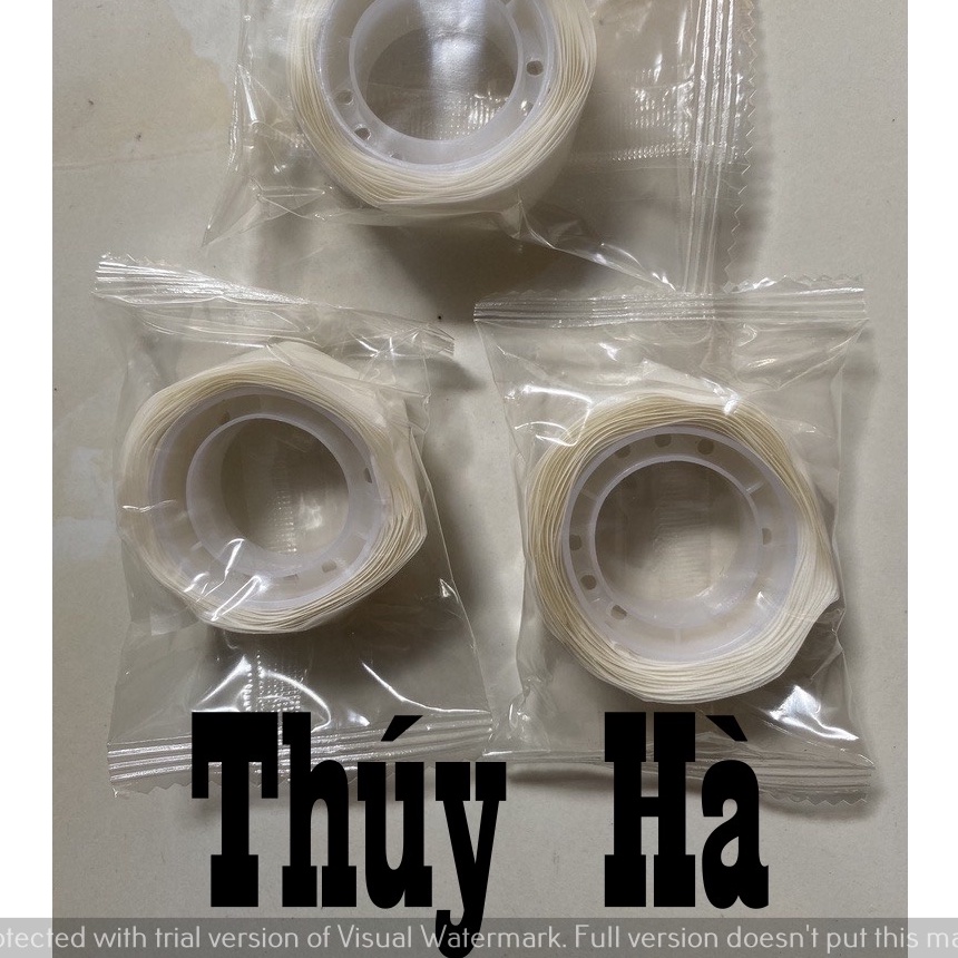 Băng silicon - băng keo silicol tạo fan - dụng cụ nối mi thúy hà