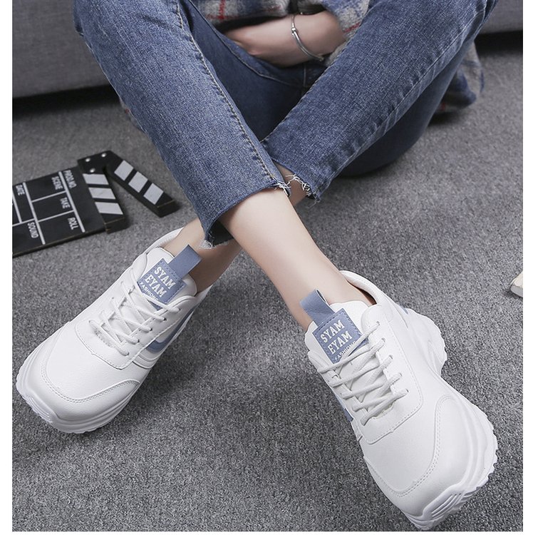 Giày Nữ Thể Thao Sneaker Hàng Hiệu Cao Cấp Màu Trắng Đẹp Phong Cách Hàn Quốc Dễ Phối Đi Học Đi Chơi
