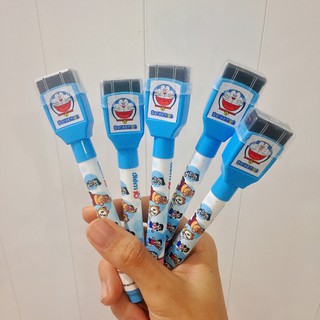 (Bán lẻ) Bút lông bảng học sinh Doraemon xóa được, có đồ bôi WB-016/DO 1.1mm mẫu mới