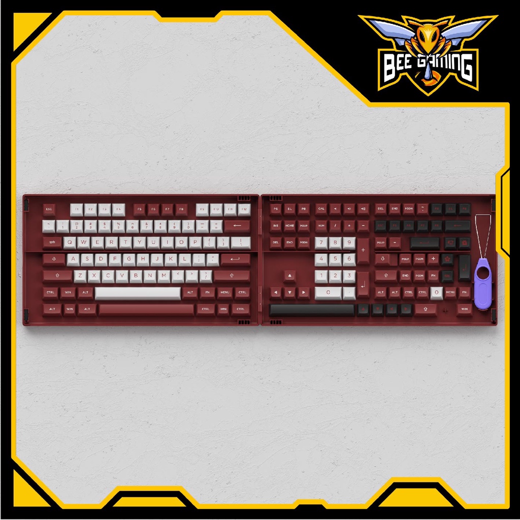 Bộ keycap AKKO Chicago - Chất liệu PBT Double Shot - 158 nút