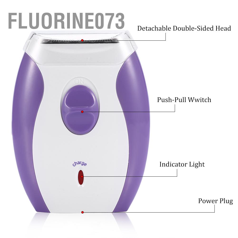 Máy cạo râu sạc cho nữ / Phích cắm châu Âu 110-240V KEMEI KM-280R  【Fluorine073】