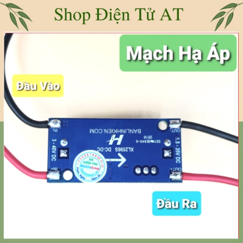 5 Mạch Chuyển Nguồn DC - DC XL2596S, Mạch Hạ áp XL2596, DC-DC Buck điện áp điều chỉnh ổn áp nguồn DC 3V3, 5V, 9V, 12V