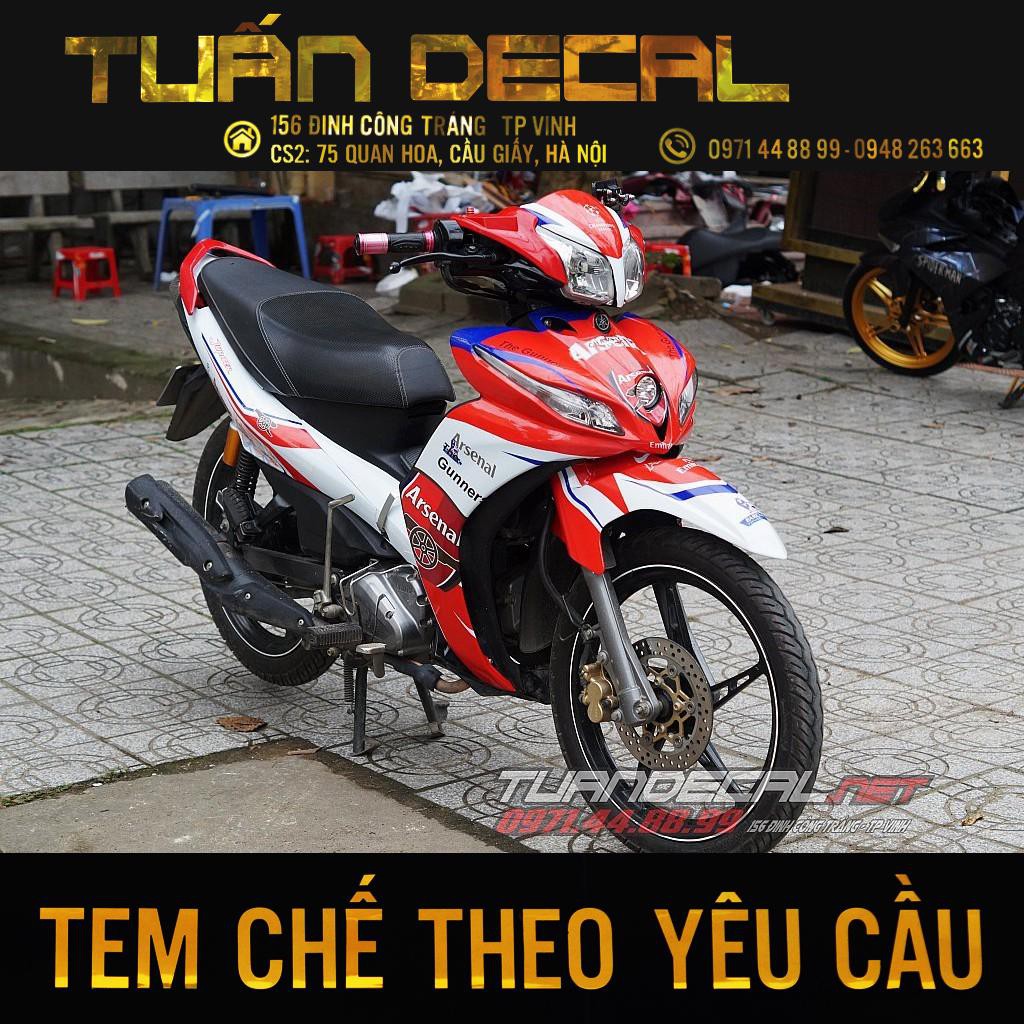 4- Tem Trùm jupiter arsenal - Nhận thiết kế theo yêu cầu của từng khách hàng