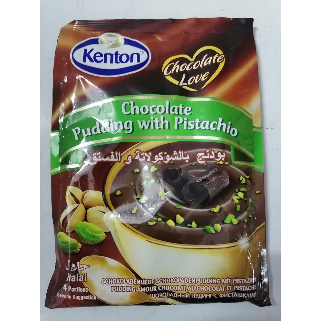 (EXP 24/12/2022) [100g - PISTACHIO] Bột bánh pudding Sô cô la &amp; Hạt dẻ [Turkey] KENTON Chocolate Pistachio Pudding