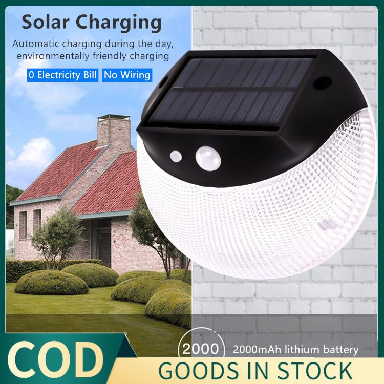 Đèn Led Tròn Gắn Tường Sử Dụng Năng Lượng Mặt Trời Chống Thấm Nước G Royal1