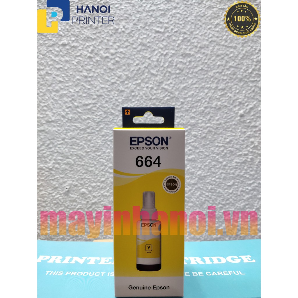 Mực in Epson T664 chính hãng, mẫu hộp mới 2021