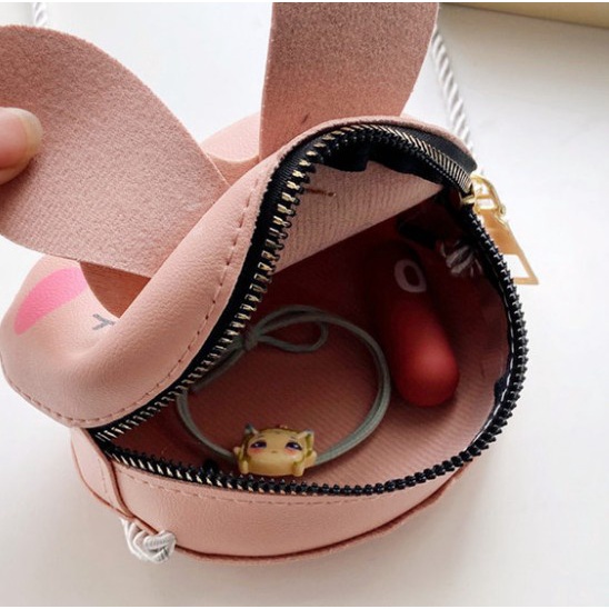 Túi Đeo Chéo Da PU Hình Thú Dễ Thương Cho Bé