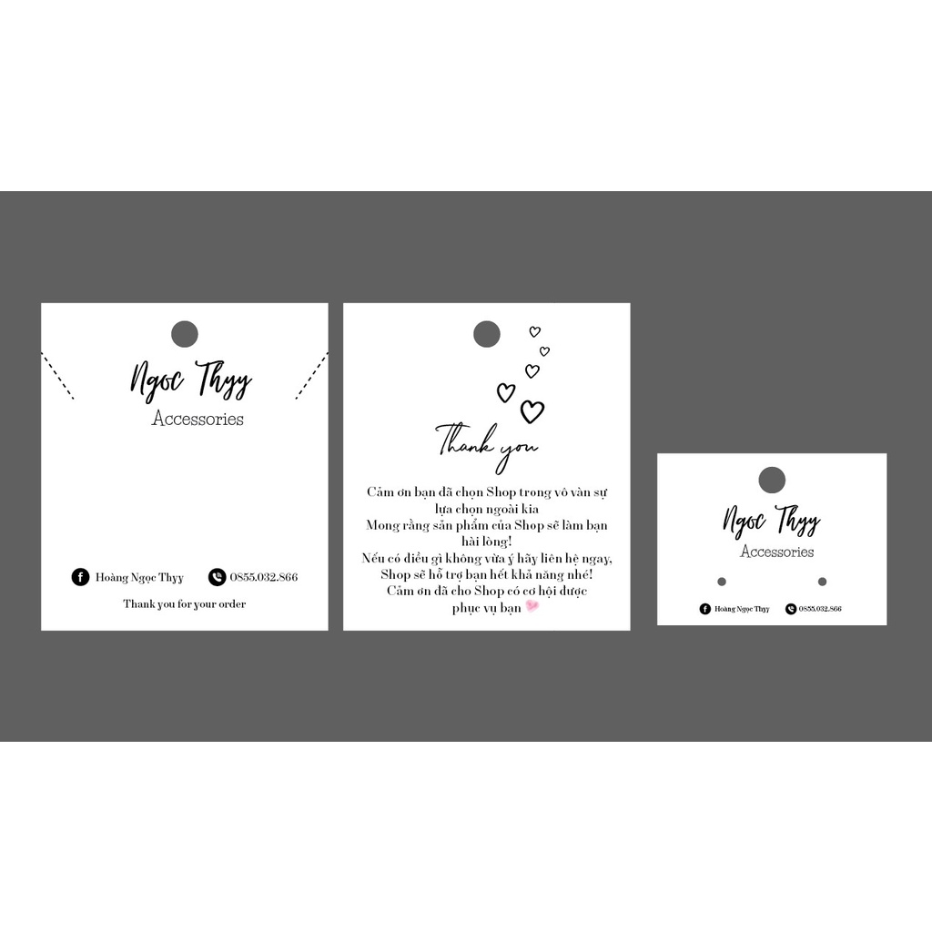 Thẻ tích điểm, Tag quần áo in theo yêu cầu