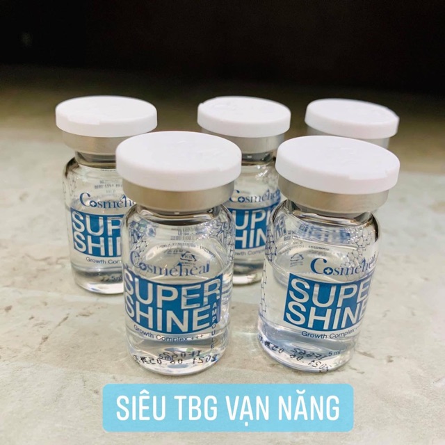 TẾ BÀO GỐC VẠN NĂNG COSMEHEAL SUPER SHINE CĂNG BÓNG - TRẮNG DA CẢI THIỆN SẸO RỖ [ TÁCH LẺ 1 ỐNG ]