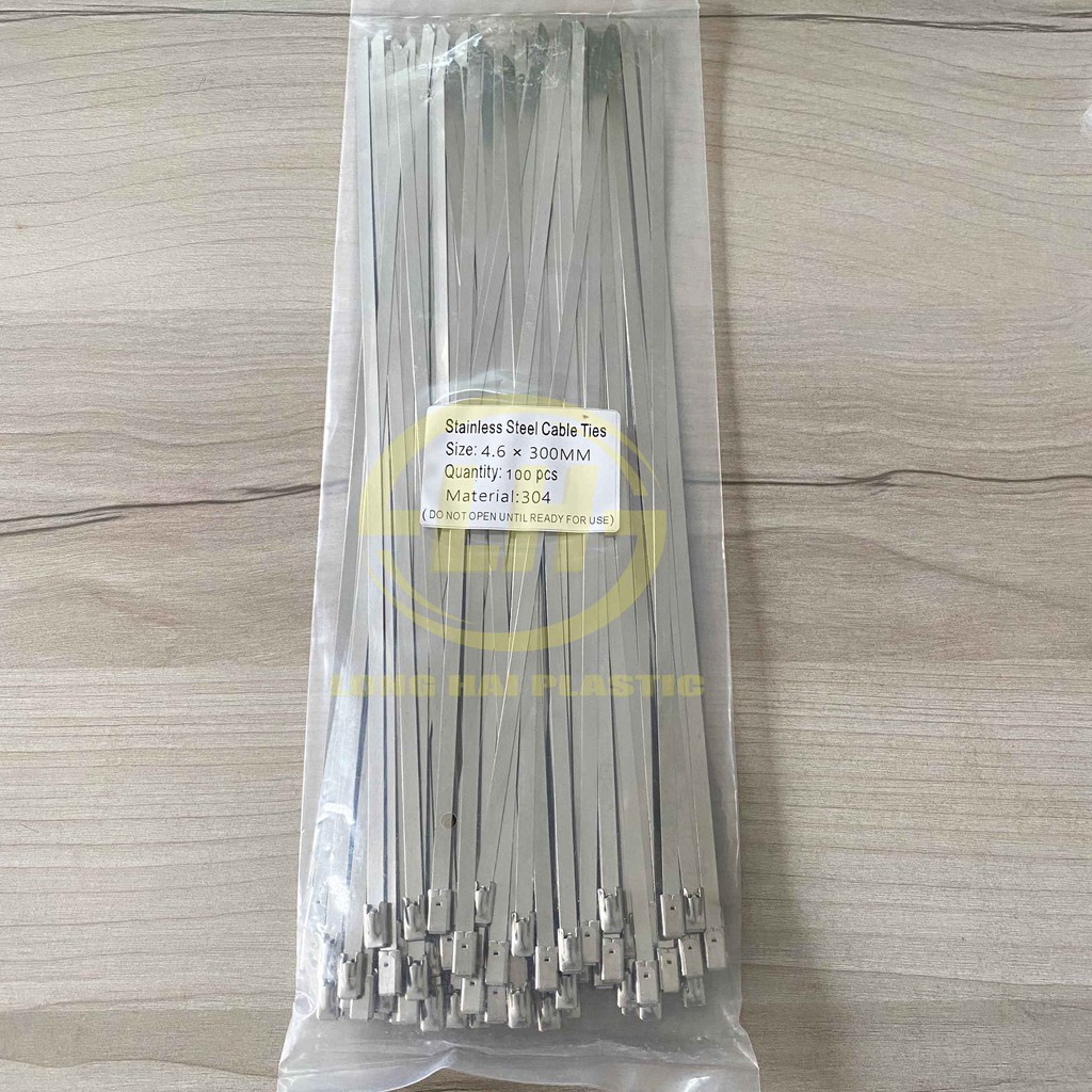 Dây Rút Inox 304 Nhiều Kích Thước (100 sợi / 1 bịch)