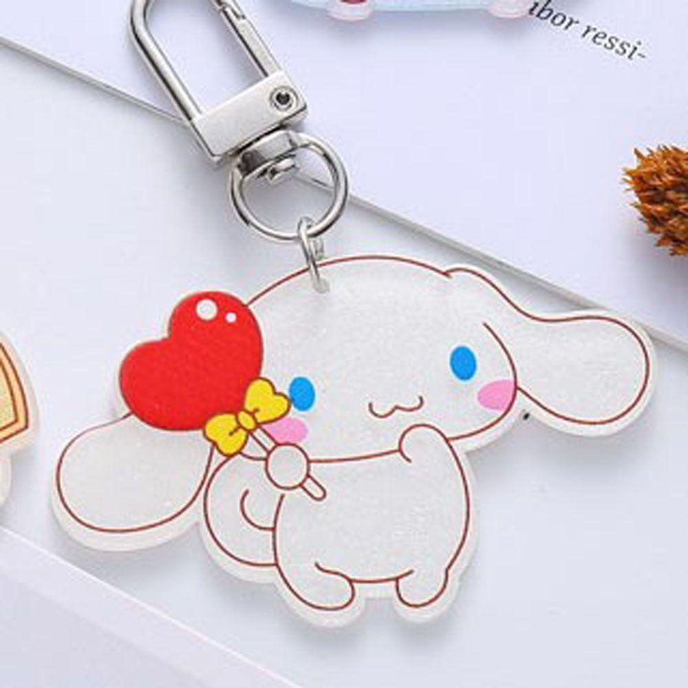 Móc Khóa Hình Chú Chó Cinnamon Tai To Dễ Thương