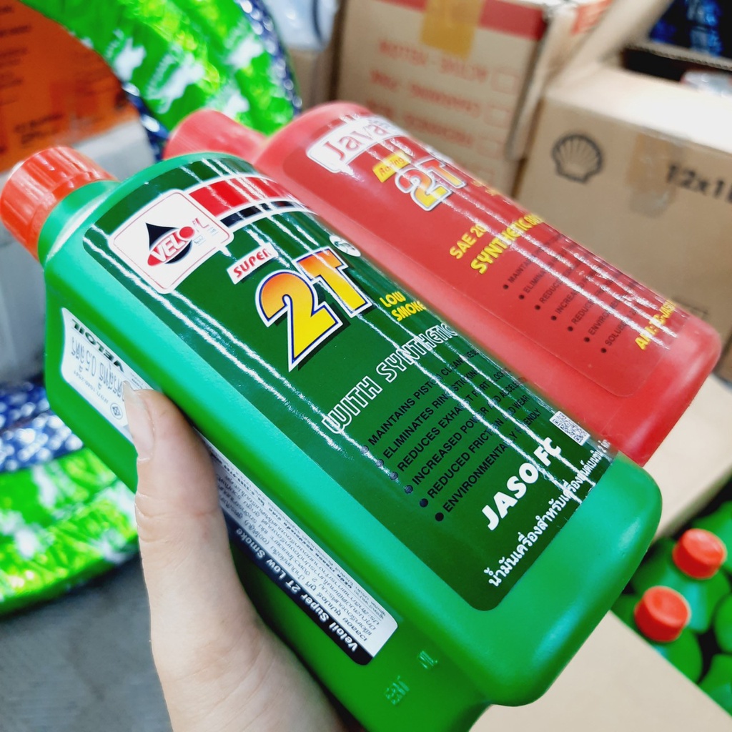 Nhớt thơm 2 Thì Xì po, Yaz Veloil Thái chai 500ml