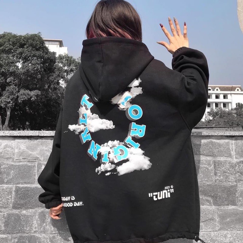 HOODIE NỈ NGOẠI RÚT DÂY - ẢNH THẬT Ở CUỐI