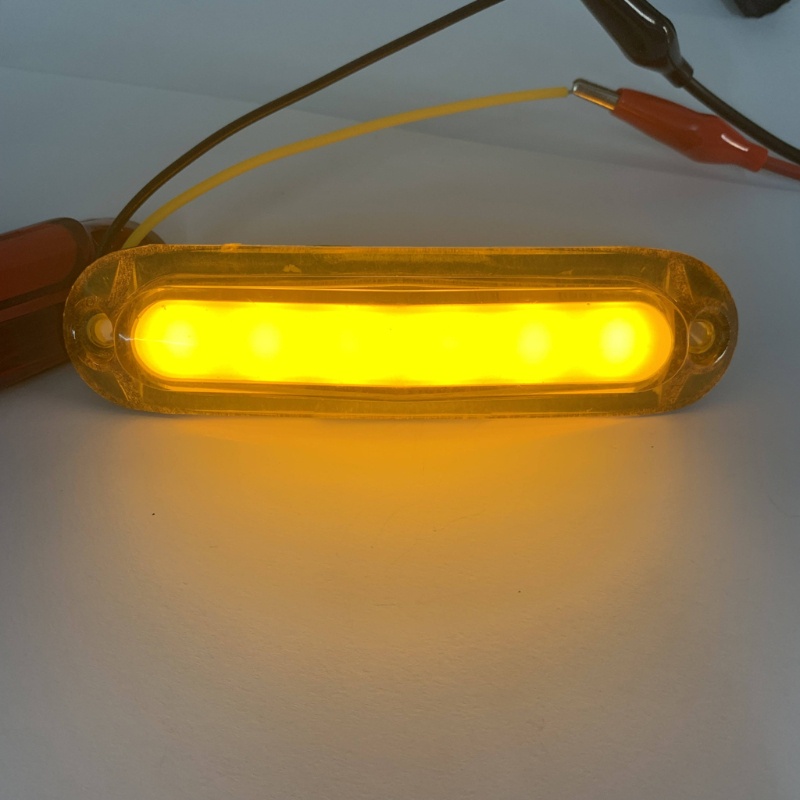 Đèn Led Tín Hiệu 12V-24V 6 Bóng Cho Xe Hơi Xe Tải RV Caravan